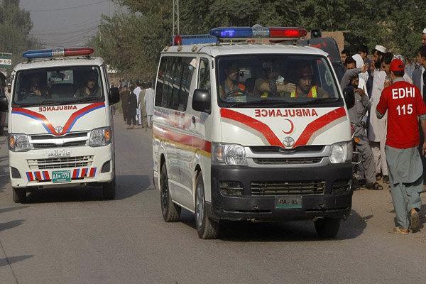 54 کشته و زخمی در سانحه برخورد دو اتوبوس در پاکستان