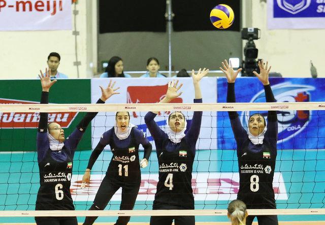 یک شکست دیگر برای تیم ملی والیبال بانوان ایران در جام ملت های آسیا