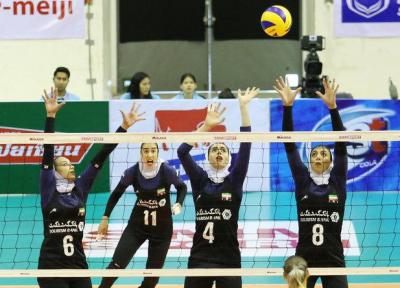 یک شکست دیگر برای تیم ملی والیبال بانوان ایران در جام ملت های آسیا