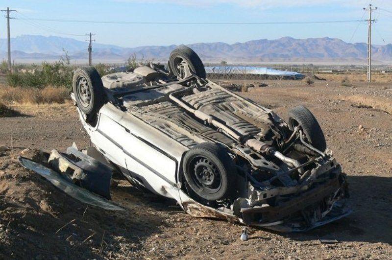 خبرنگاران واژگونی خودرو در تربت حیدریه یک کشته برجای گذاشت