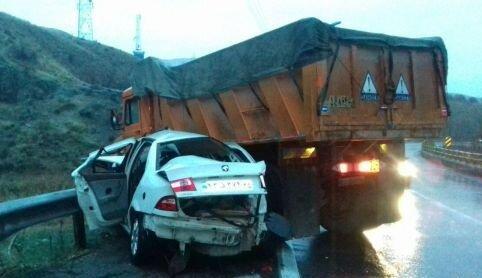 تصادف رانندگی با 5 کشته در محور کرمانشاه-کامیاران